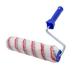 Валик малярный с рукояткой "Мультиколор", ось 8мм, D48мм, 250мм 04-0-602 - Строительное оборудование