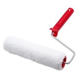 Валик малярный с рукояткой "Меховой", ось 6мм, D48мм, 250мм 04-2-002 - Строительное оборудование