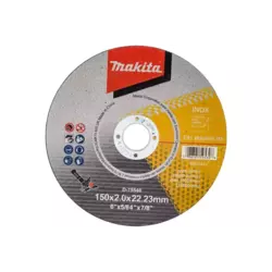 Диск абразивный отрезнойM akita для стали/нержавеющей стали плоский WA46R, 150х2х22,23 D-75546 - Строительное оборудование