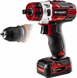 Дрель аккумуляторная Einhell PXC TE-CD 12/1 X-Li 4513592 - Строительное оборудование