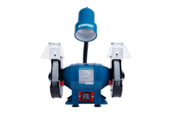 Станок заточной Кратон BG 250/150 L (мощность: 250 Вт, Размеры шлифовального круга 150 × 32 × 20 мм, Встроенная лампа для освещения, Резиновые съемные амортизаторы) 4 02 03 020 - Строительное оборудование