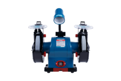 Станок заточной Кратон BG 560/200LP (мощность: 560 Вт, Размеры шлифовального круга 200 × 32 × 25 мм, Резиновые съемные амортизаторы) 4 02 03 024 - Строительное оборудование