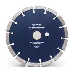 Диск алмазный TOPALMAZ TUCK POINT для бетона, диаметр 180 мм, посадочное 22,23/25,4 мм, высота сегмента 10 мм - Строительное оборудование