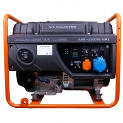 Генератор бензиновый VILLARTEC GG 6300C , 5,0/5,5кВт - Строительное оборудование