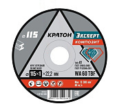 Круг отрезной по металлу Кратон «Эксперт» Ø115х1,0х22,2 мм - Строительное оборудование