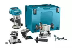 Фрезер кромочный аккуммуляторный Makita XGT BL 40В RT001GZ19 - Строительное оборудование