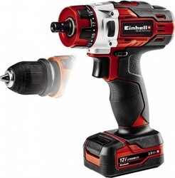 Дрель аккумуляторная Einhell PXC TE-CD 12/1 X-Li 4513592 - Строительное оборудование