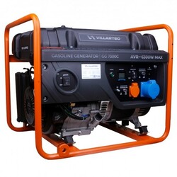 Генератор бензиновый VILLARTEC GG 7300C , 5,8/6.3кВ - Строительное оборудование