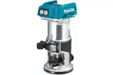 Фрезер кромочный Makita LXT DRT50Z ,18 В,Li-ion, BL-Motor, 10000-30000об\м, цанга-6-8мм, 1.8кг, прям направляющая, б\ак - Строительное оборудование