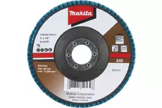 Лепестковый шлифовальный диск Makita 125x22,23 мм, Z40, стекловолокно, угловой - Строительное оборудование