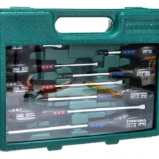 Набор шлицевых и крестовых отверток Jonnesway FULL STAR 8 пр. D04PP08S 47072 - Строительное оборудование