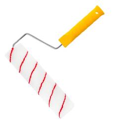 Валик малярный с рукояткой "Нейлон", ось 6мм, D40мм, 240мм  04-0-401 - Строительное оборудование