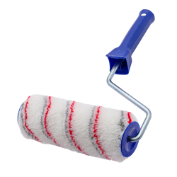 Валик малярный с рукояткой "Мультиколор", ось 8мм, D48мм, 180мм   04-0-601 - Строительное оборудование