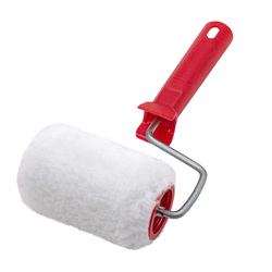 Валик малярный с рукояткой "Меховой", ось 6мм, D48мм, 100мм   04-2-003 - Строительное оборудование