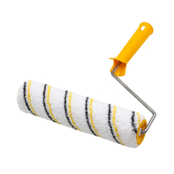 Валик малярный с рукояткой "Микрофибра", ось 6мм, D40мм, 240мм - Строительное оборудование