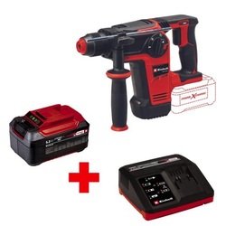 АККУМУЛЯТОРНЫЙ ПЕРФОРАТОР EINHELL TP-HD 18/26 LI BL + АККУМУЛЯТОР 18В,5.2АЧ+З\У 4514265SET - Строительное оборудование