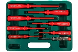 Набор диэлектрических отверток SL 0,4х2,5х85-1,2х6,5х150 и PH Jonnesway D02AP08S - Строительное оборудование
