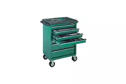 JONNESWAY C-7DW146 48480 Тележка инструментальная 7-ми полочная с инструментом в ложементах, 147 предметов - Строительное оборудование