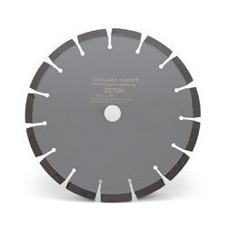 Диск алмазный отрезной для бетона TOPALMAZ BUDGET, диаметр 230 мм, посадочное 22,23 мм, высота сегмента 10 мм - Строительное оборудование