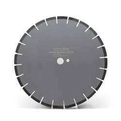 Диск алмазный отрезной для армированного бетона TOPALMAZ BUDGET, диаметр 350 мм, посадочное 25,4 мм, высота сегмента 10 мм - Строительное оборудование